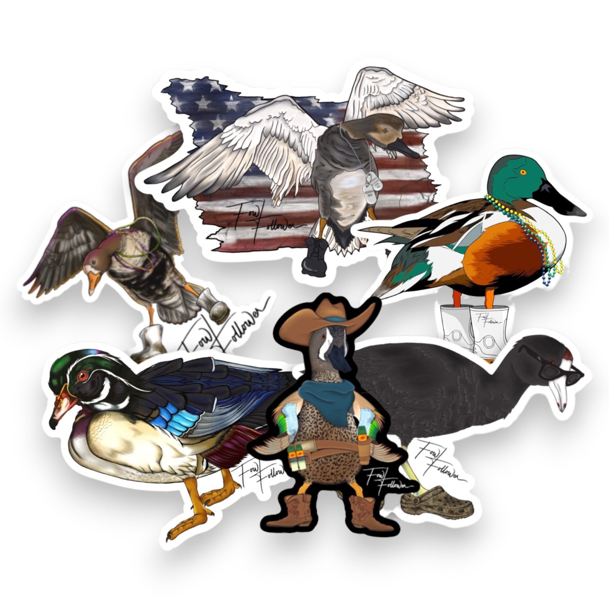 Waterfowl Stickers