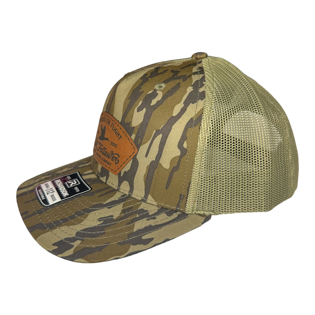 Bottomlands Leather Patch Hat Richardson 112